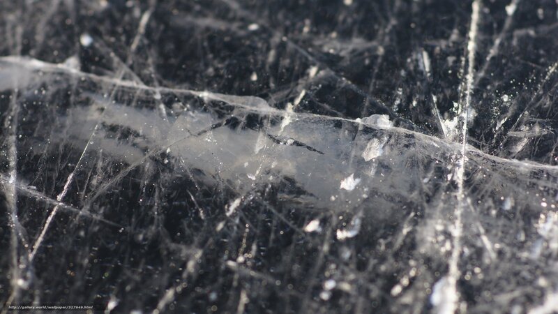 Cracked Ice Surface — Black