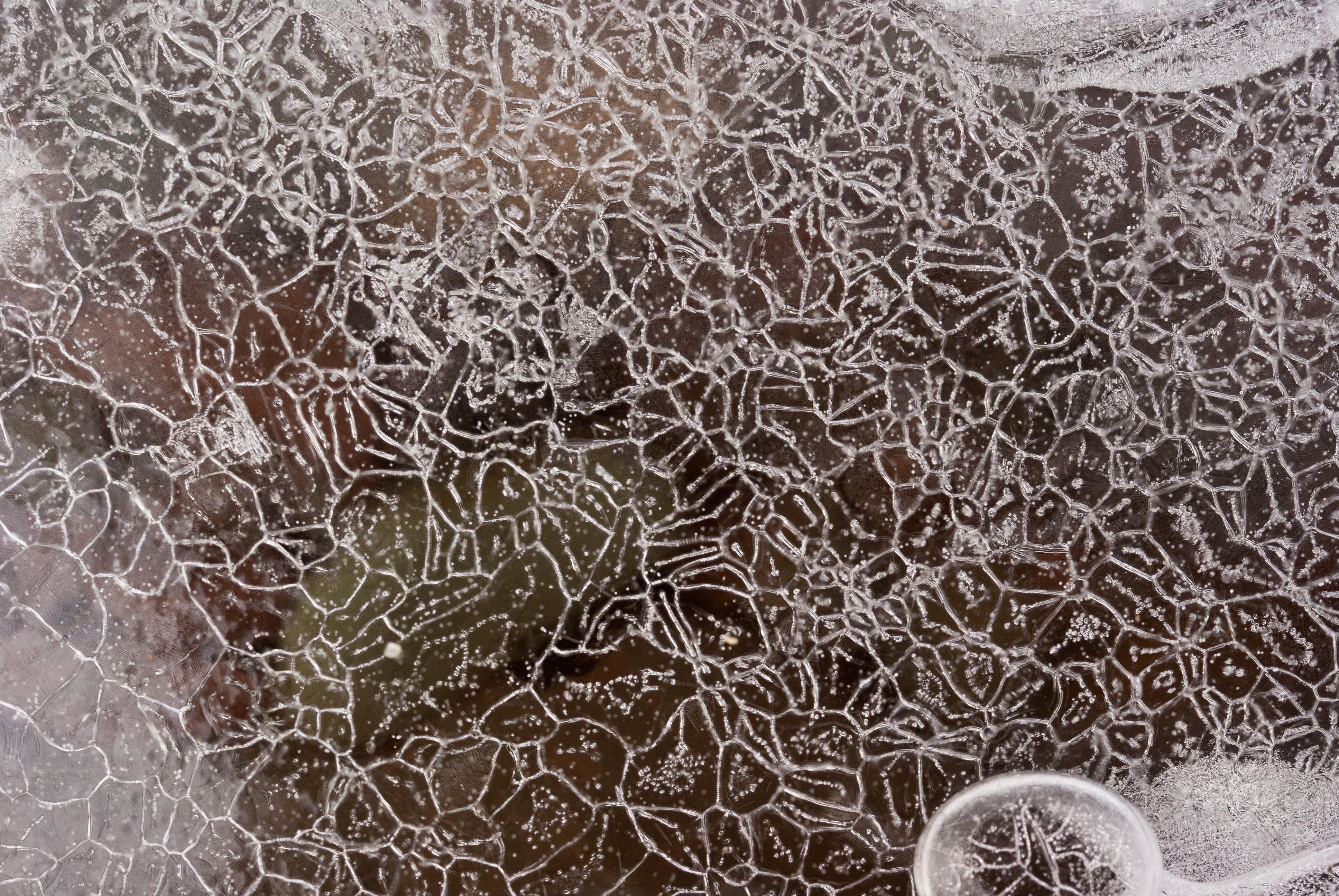 Cracked ice surface texture