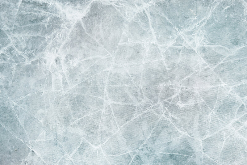 Cracked Ice Surface — White