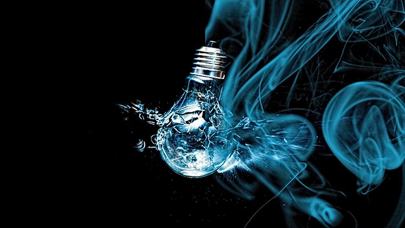 Cracked Light Bulb