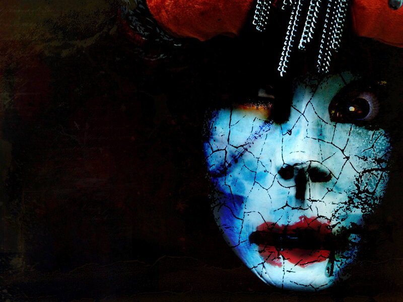 Cracked Mask Face