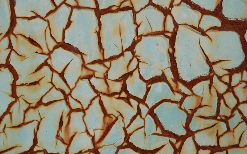 Cracked Painted Surface — Brown