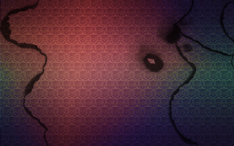 cracked patterned surface