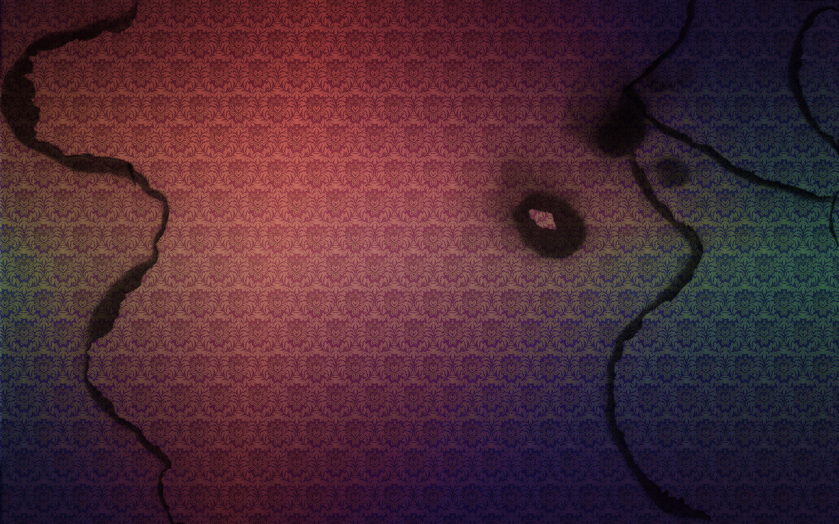 cracked patterned surface