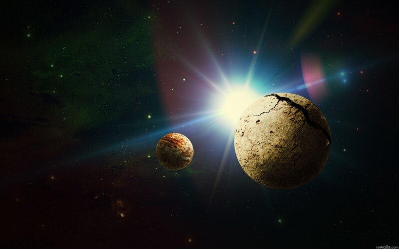 Cracked Planets in Space