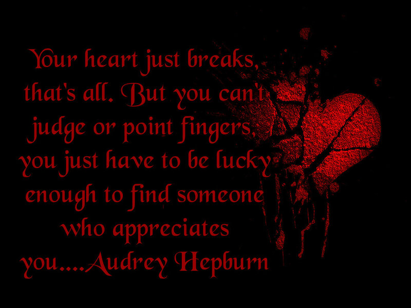 Cracked Red Heart — Dramatic, Digital Art, Text
