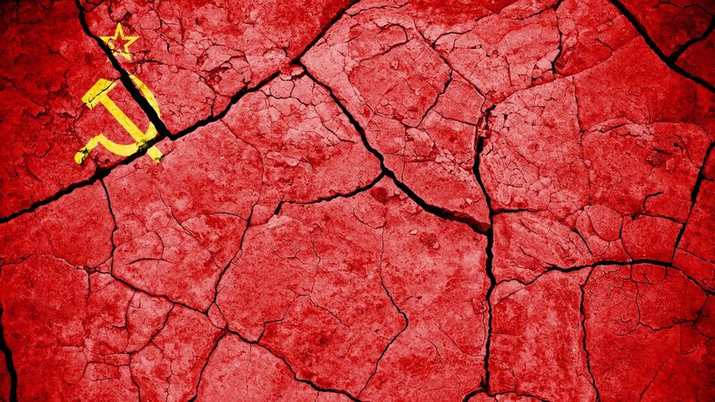 Cracked Red Surface — Dramatic, Digital Art