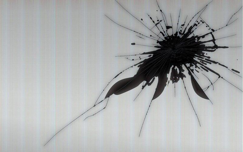 cracked screen display