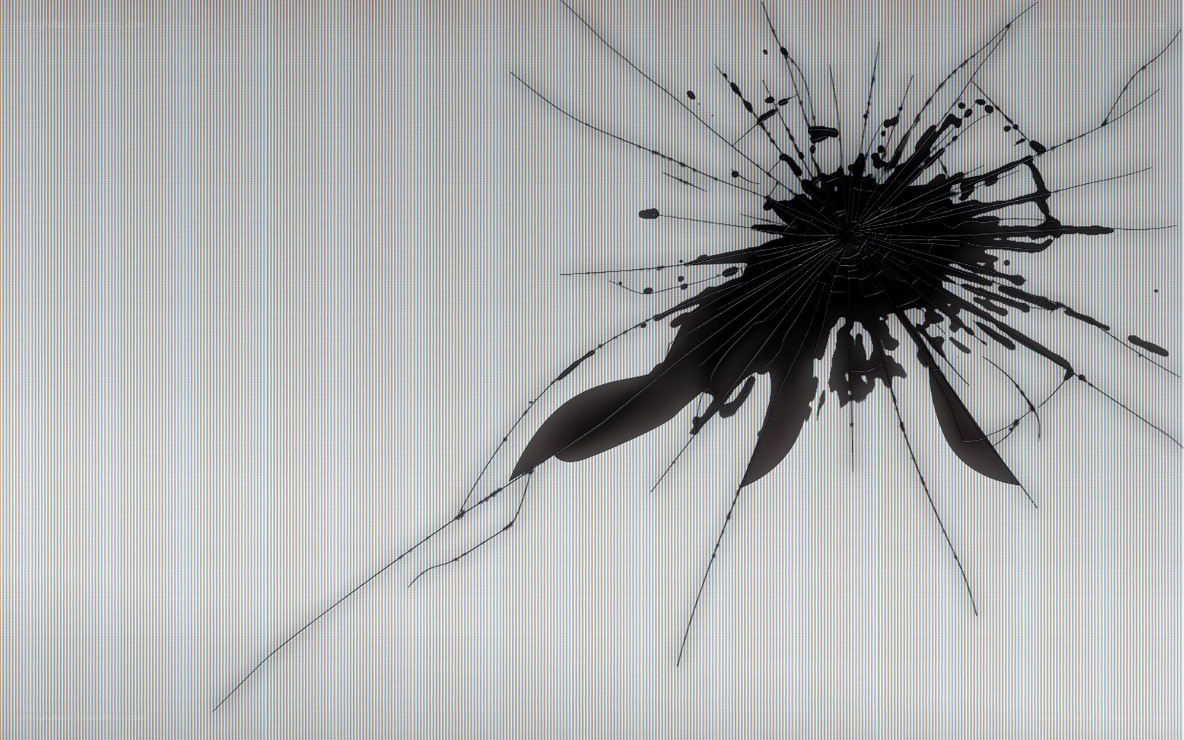 cracked screen display