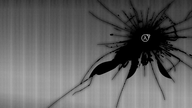 Cracked Screen with Logo