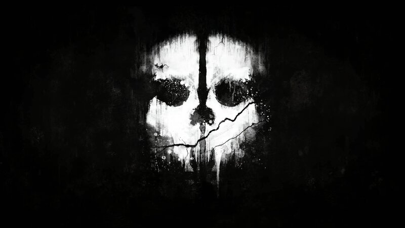 Cracked Skull Logo — Black