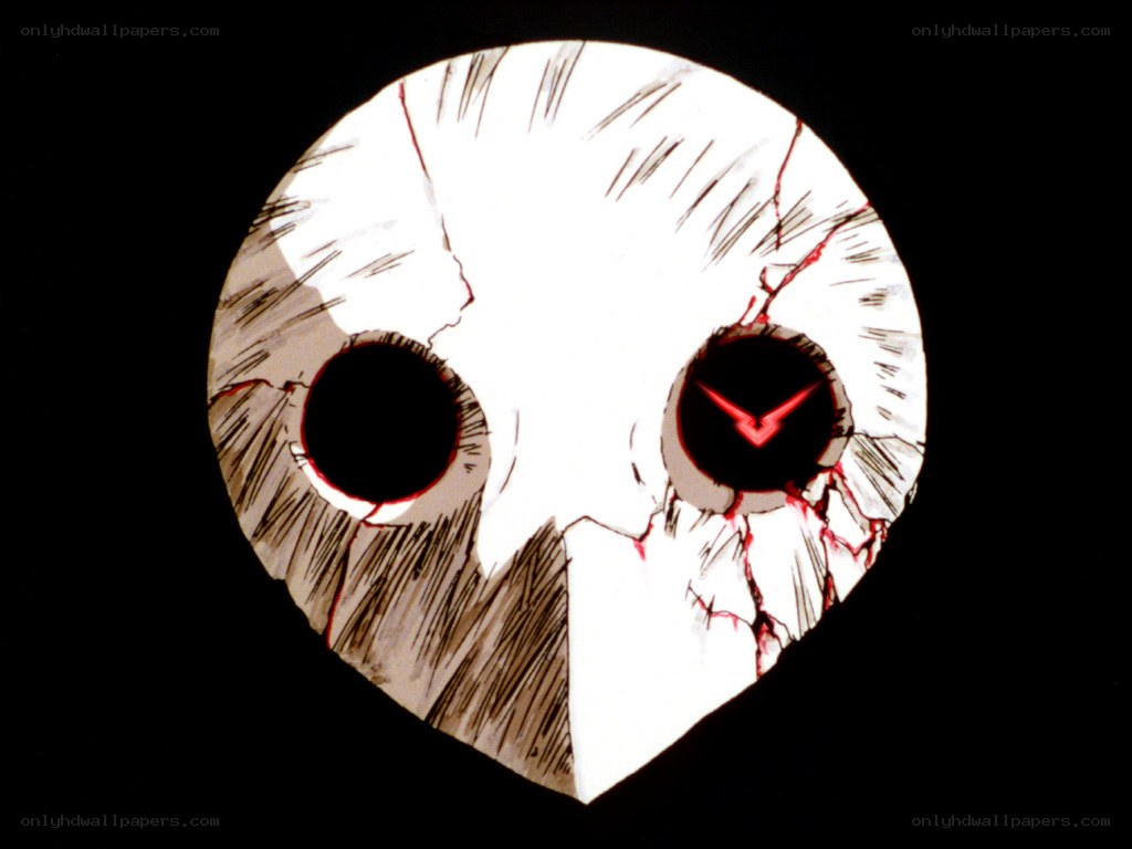 cracked skull with glowing eyes