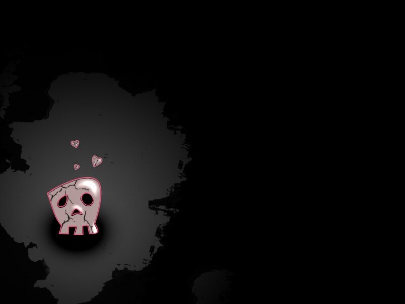 Cracked Skull with Hearts