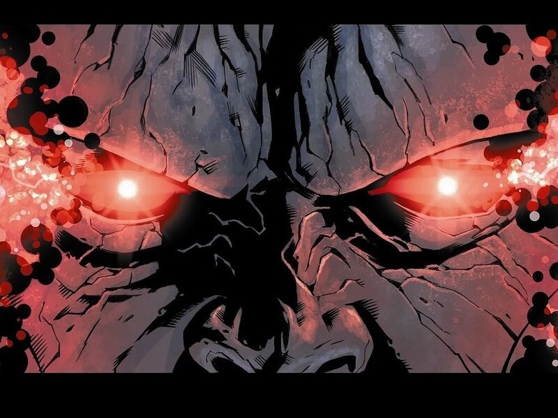 Cracked Stone Face — Gray, Dramatic, Menacing
