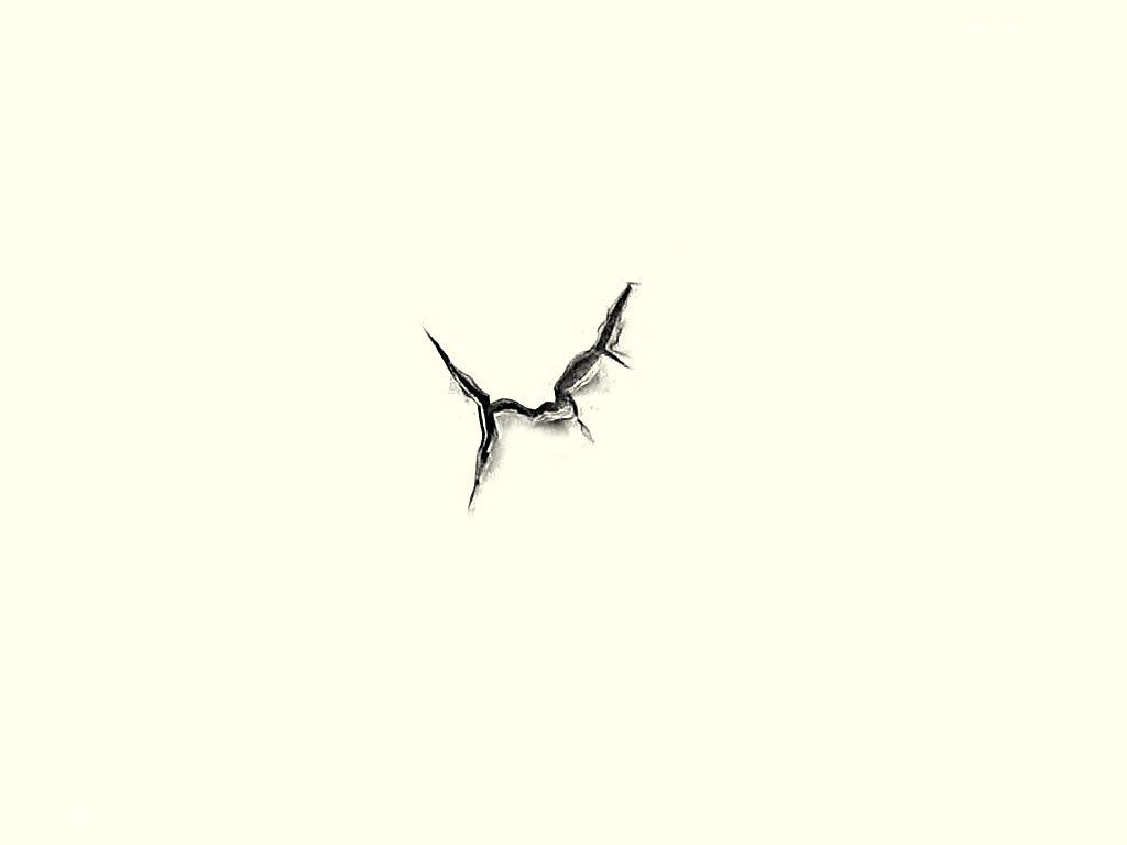 cracked surface drawing