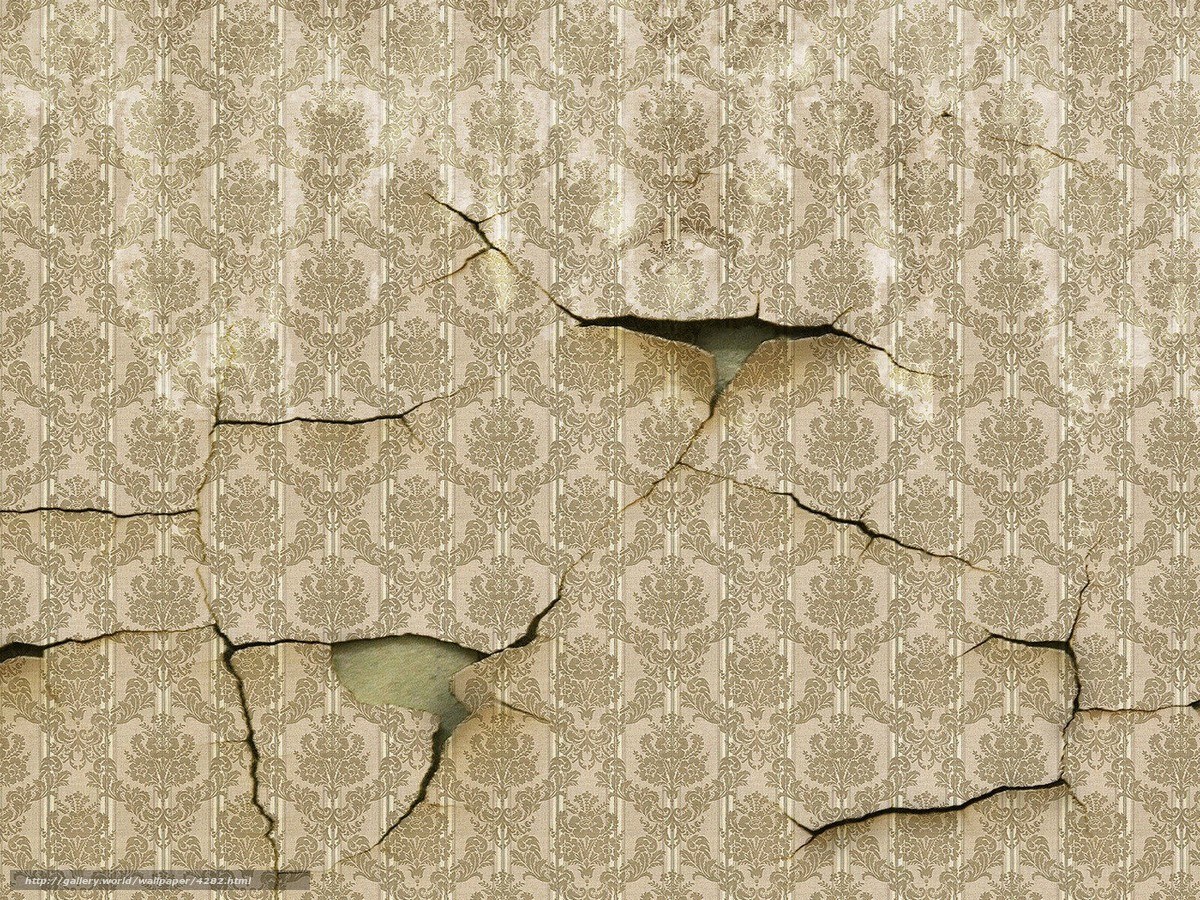 cracked vintage wallpaper