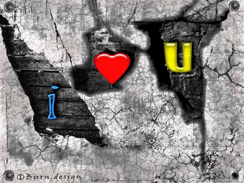 Cracked Wall with Text