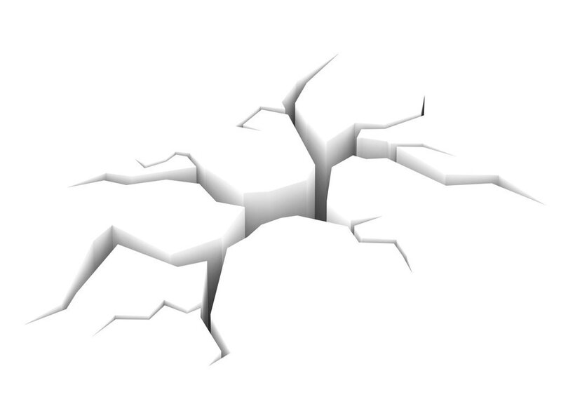 Cracked White Surface — Neutral