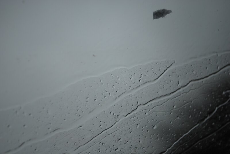 cracked white surface