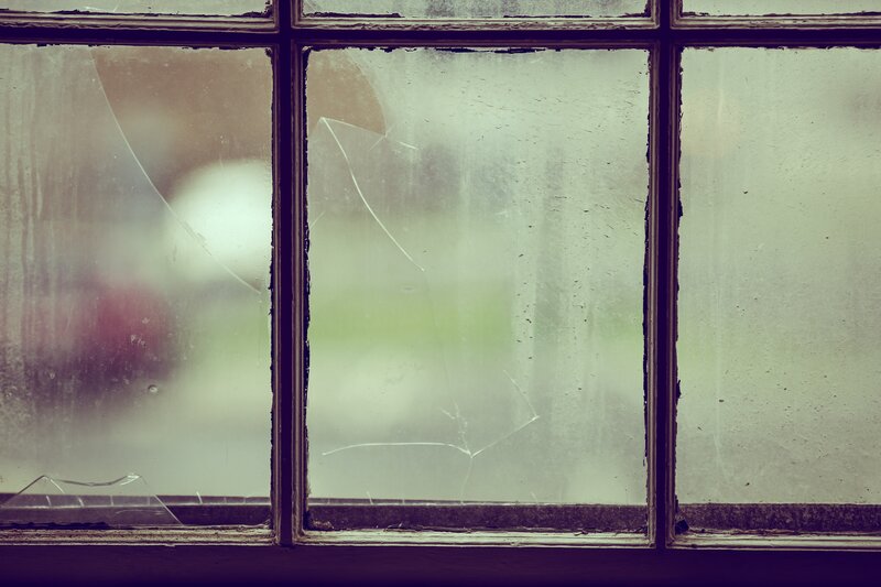 Cracked Window Pane