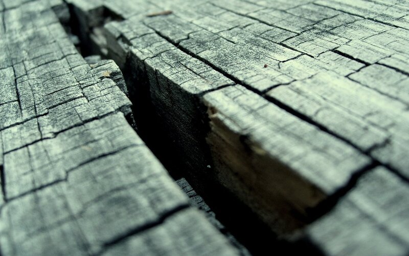 Cracked Wooden Planks