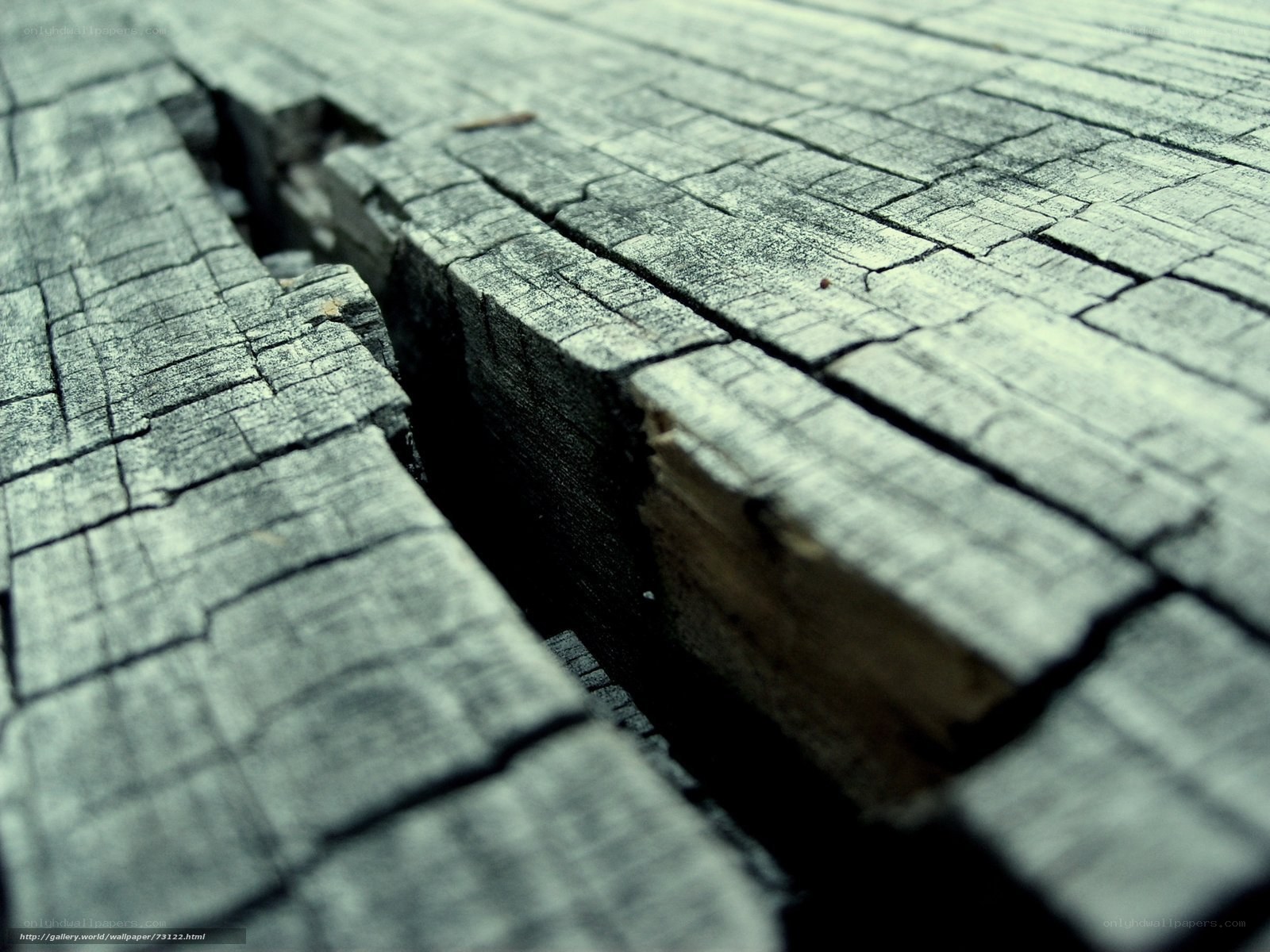cracked wooden surface