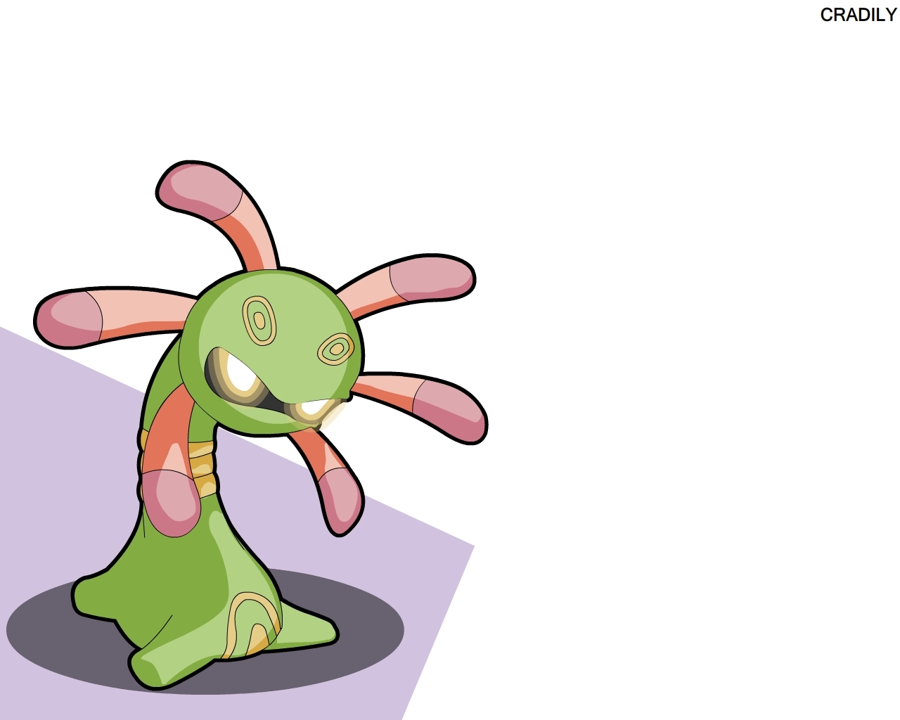 Cradily character illustration