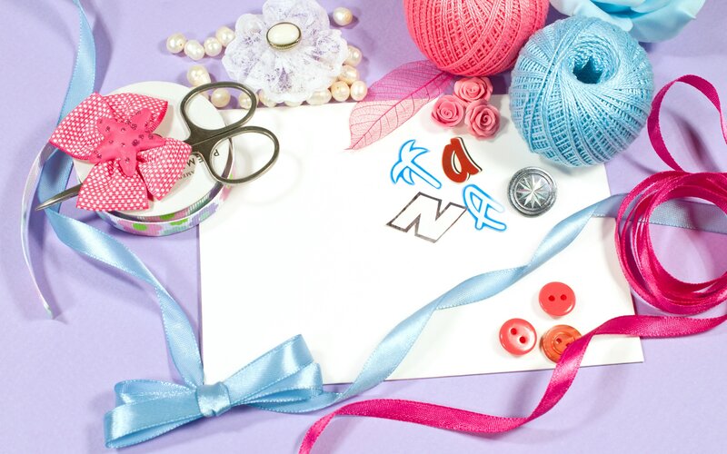 Craft Supplies on Paper