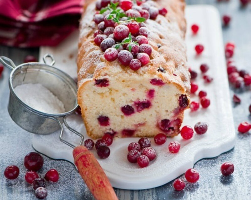 Cranberry Loaf Cake