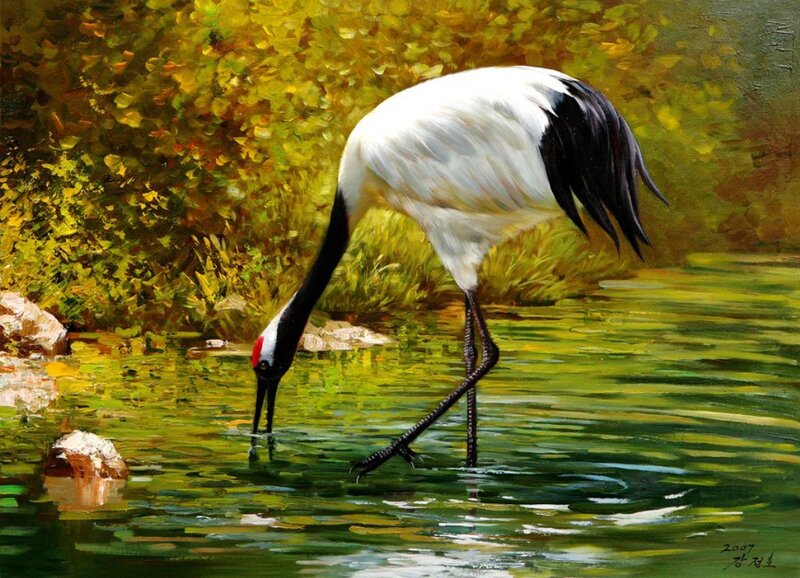 Crane Drinking Water