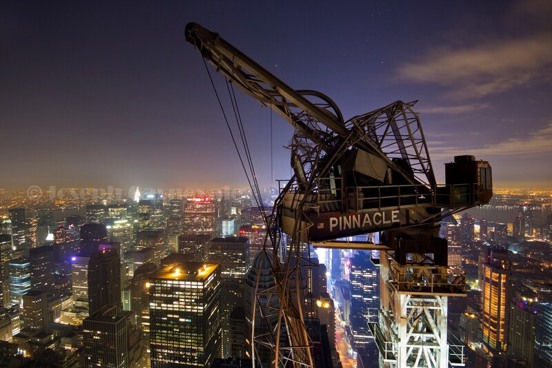 Crane on Skyscraper
