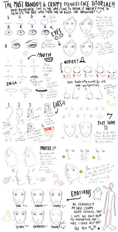 crappy face tutorial