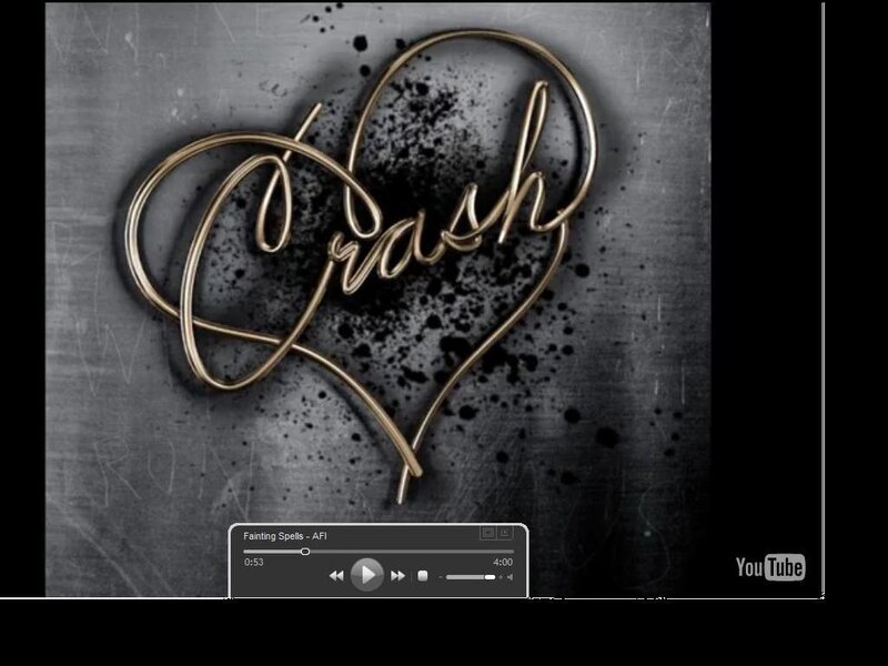 Crash album art with song player
