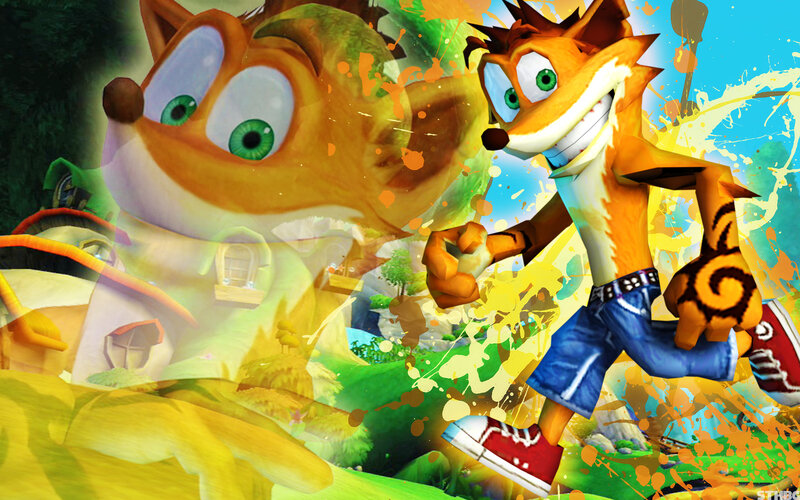 Crash Bandicoot Character — Orange