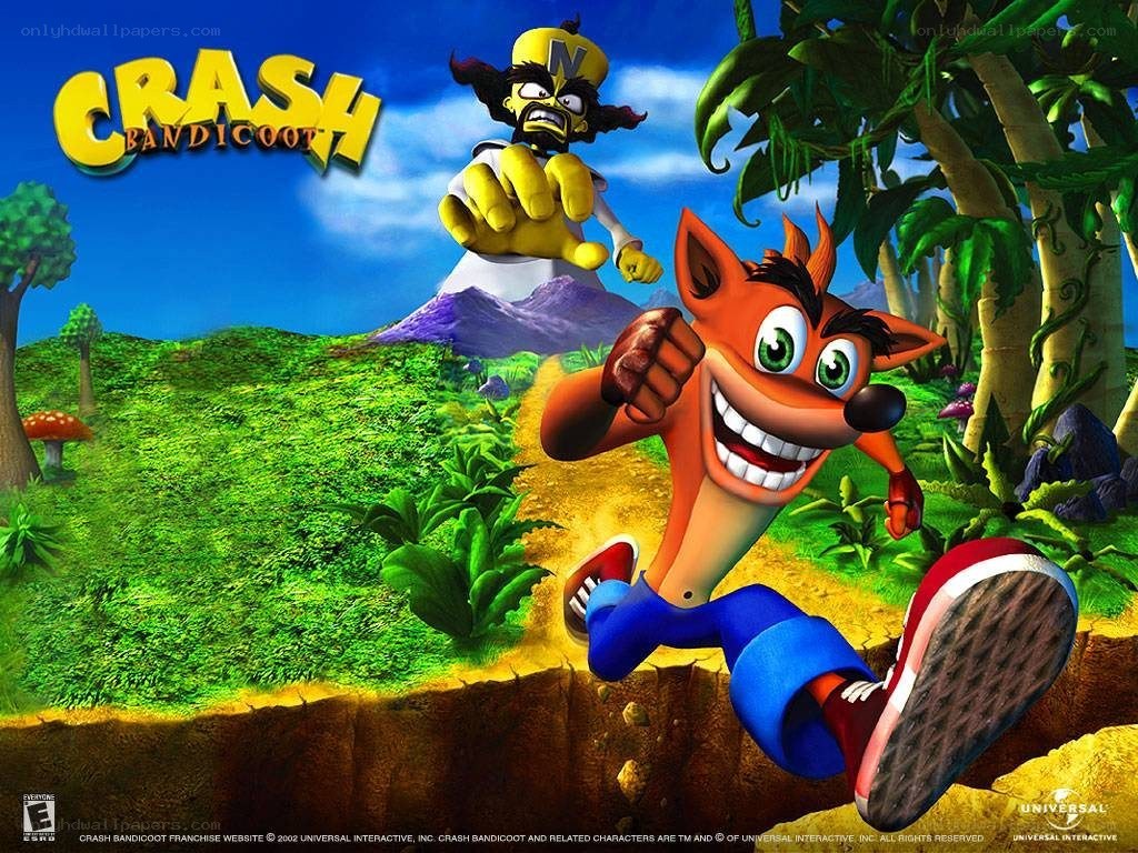 Crash Bandicoot game art