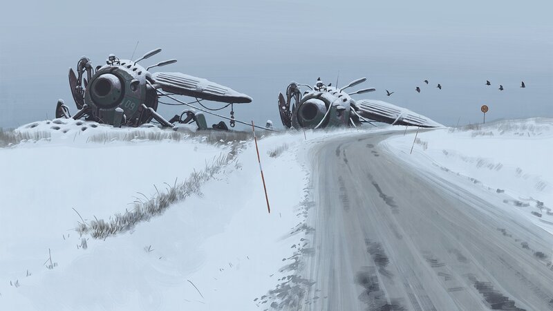 Crashed Alien Ships