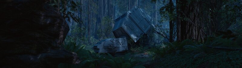 Crashed AT-AT Walker