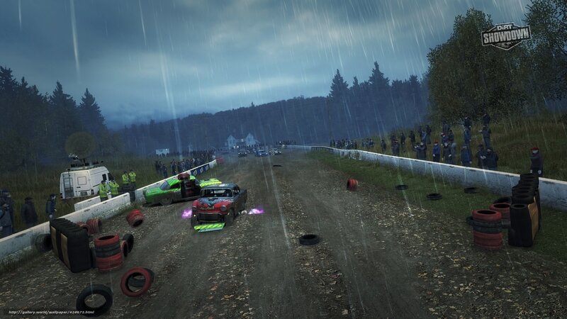 Crashed Cars in Rain