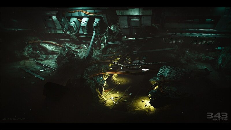 Crashed Spacecraft Debris