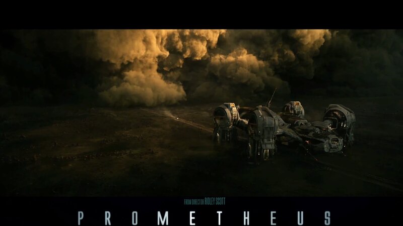 Crashed Spacecraft on Planet