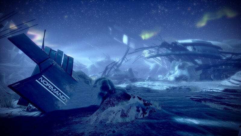 Crashed Spaceship Debris