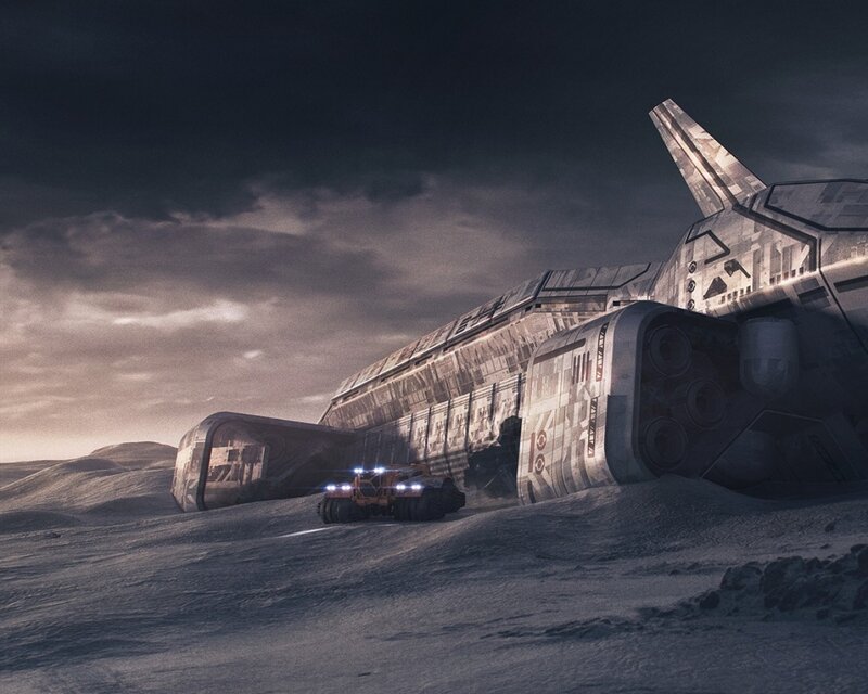 Crashed Spaceship
