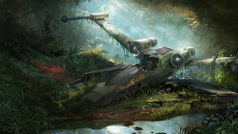Crashed Starfighter