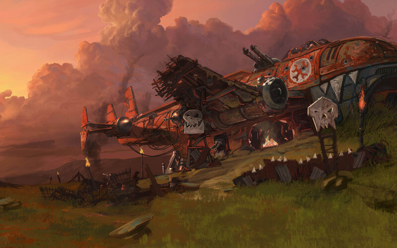 Crashed Warplane on Hill