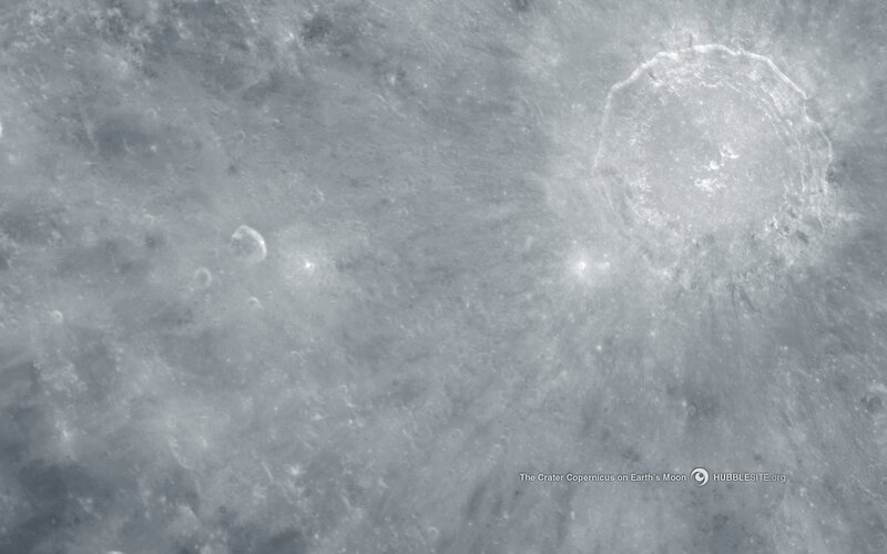 Crater Copernicus on the Moon