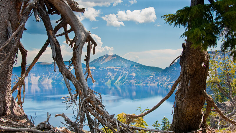 Crater Lake and Mountain