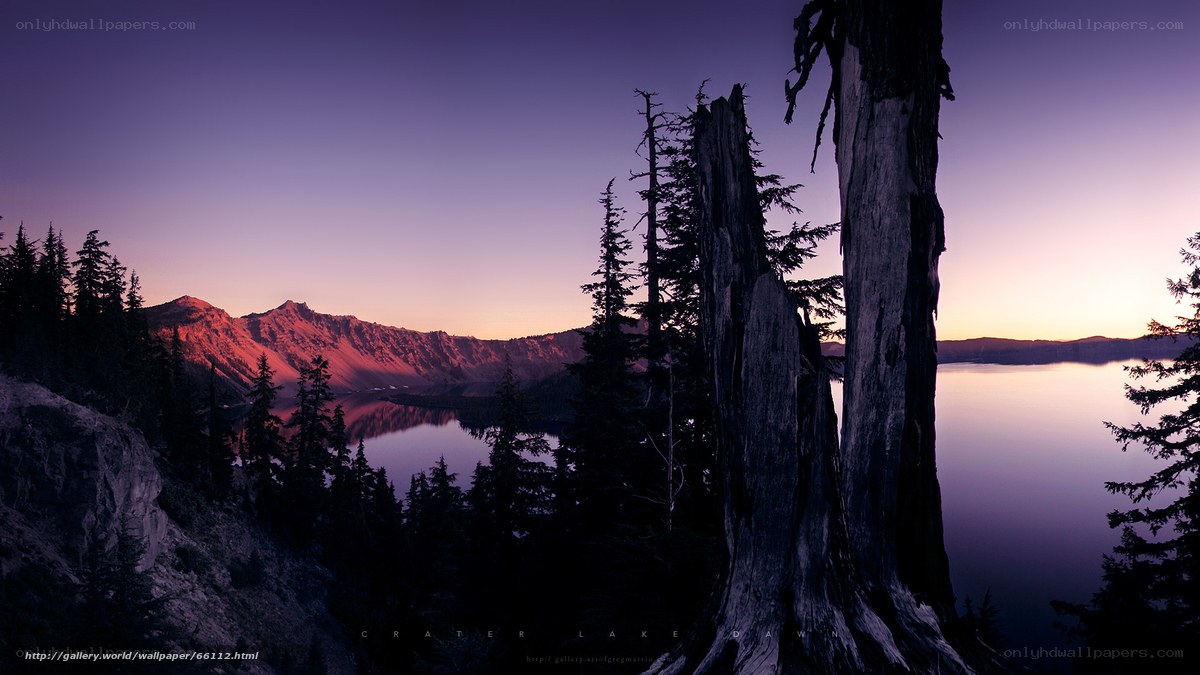 Crater Lake at Dawn