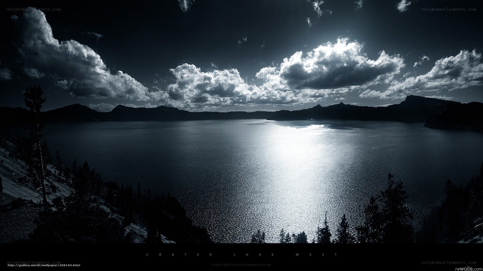 Crater Lake at Dusk