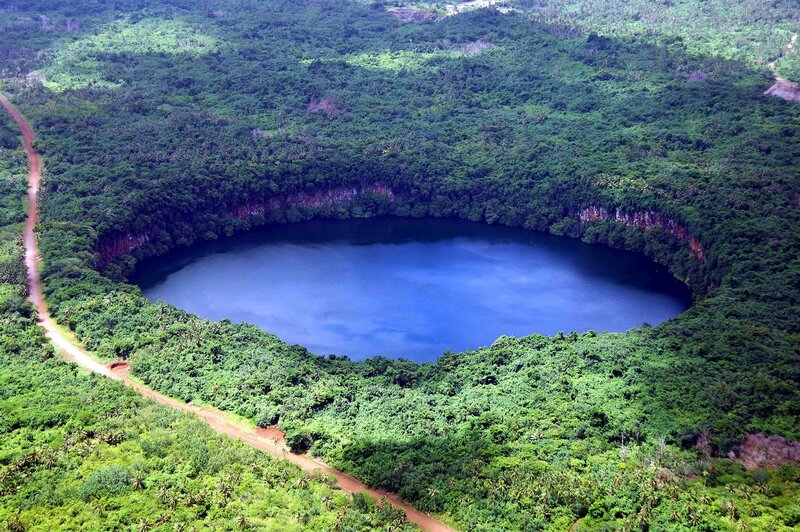 Crater Lake in Forest