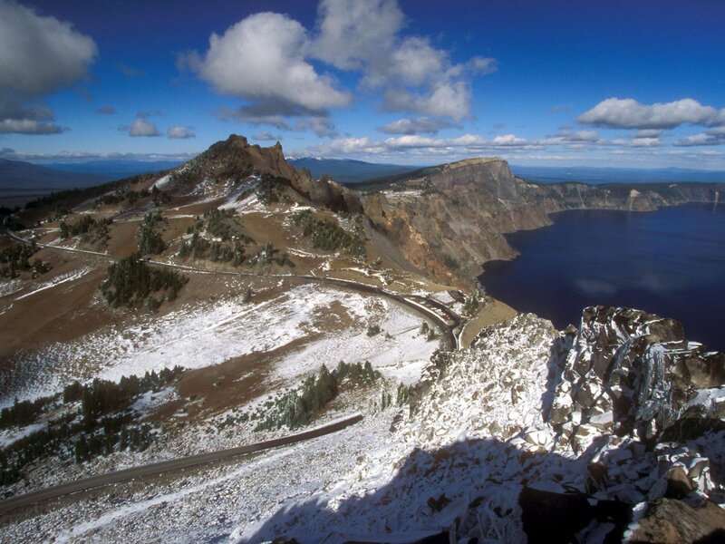 Crater Lake National Park view